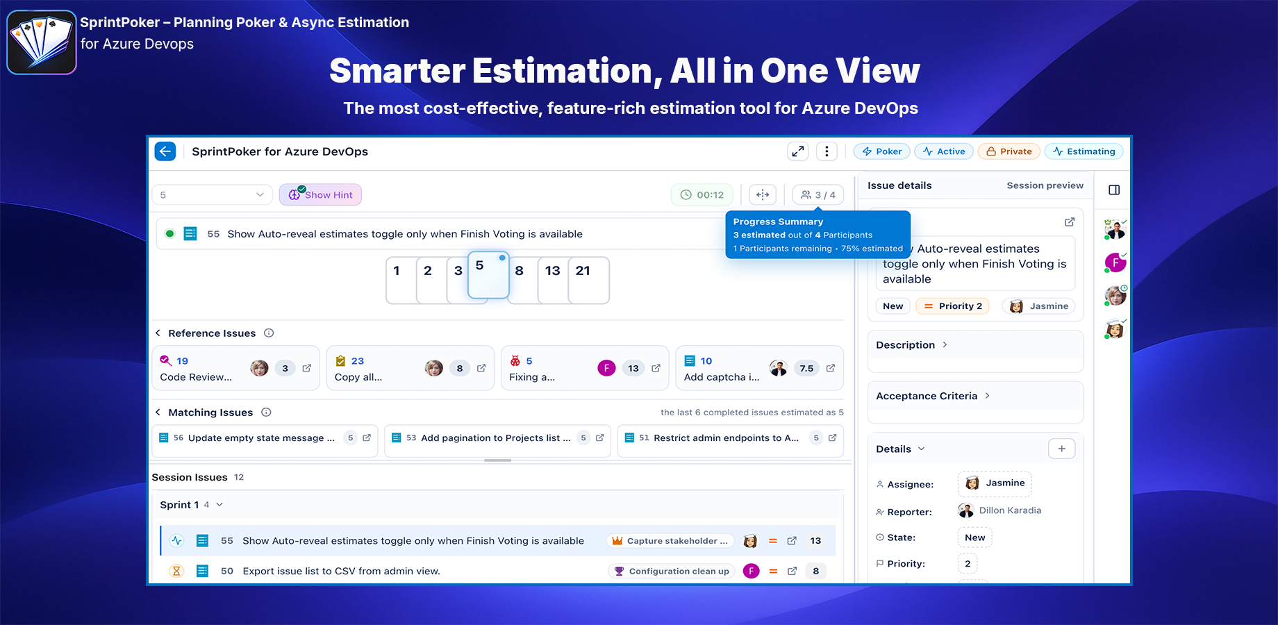 SprintPoker for Azure DevOps hero banner